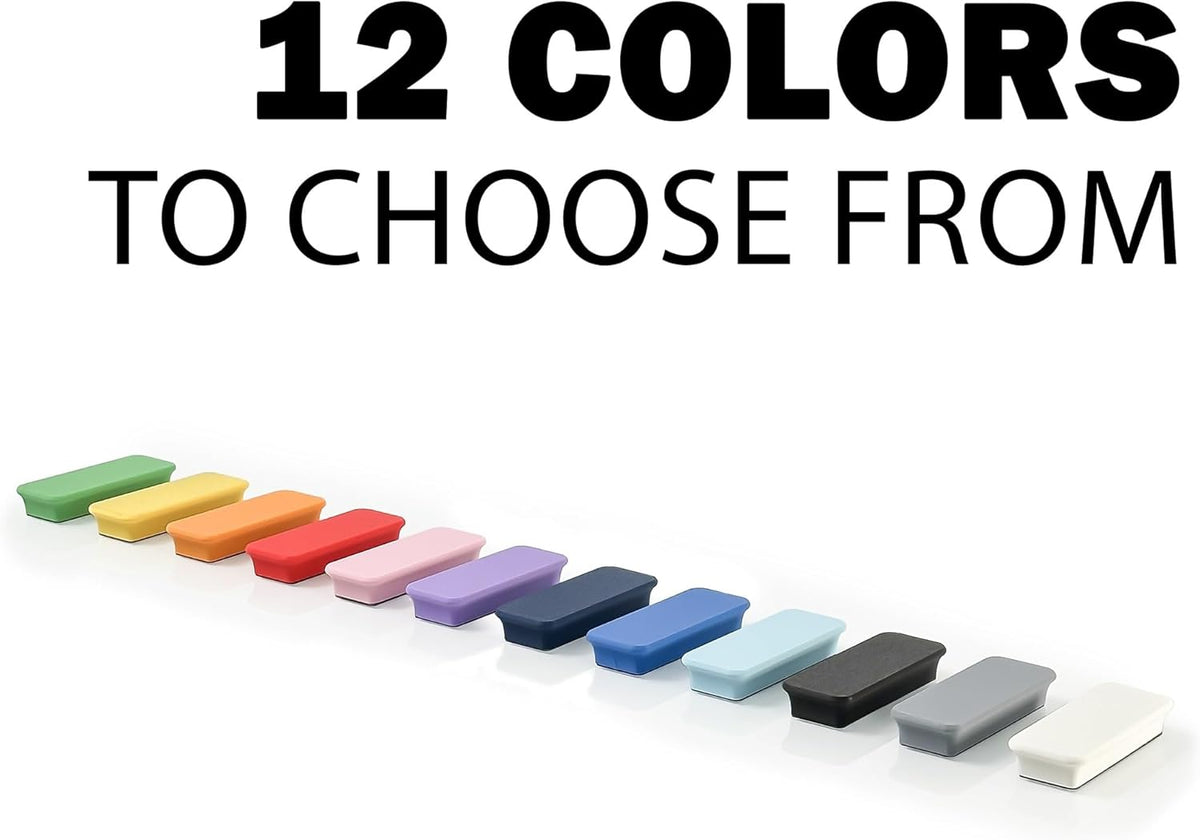 Mega Magnets - Neodymium - Heavy Duty, Colorful, Ergonomic, Ideal for Crafting, Quilting, and as Magnetic Knife Holders (2, Ice Blue Bar)