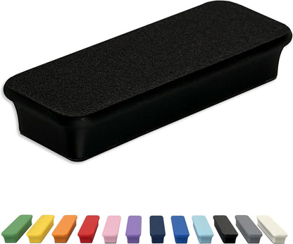 Mega Magnets - Neodymium - Heavy Duty, Colorful, Ergonomic, Ideal for Crafting, Quilting, and as Magnetic Knife Holders (2, Ice Blue Bar)