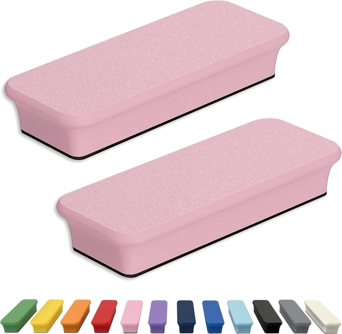 Mega Magnets - Neodymium - Heavy Duty, Colorful, Ergonomic, Ideal for Crafting, Quilting, and as Magnetic Knife Holders (2, Ice Blue Bar)