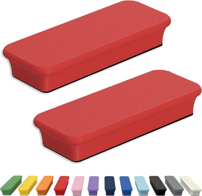Mega Magnets - Neodymium - Heavy Duty, Colorful, Ergonomic, Ideal for Crafting, Quilting, and as Magnetic Knife Holders (2, Ice Blue Bar)