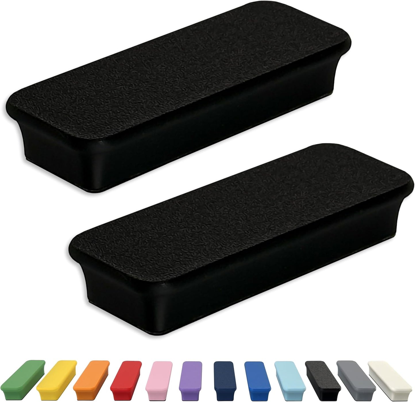 Mega Magnets - Neodymium - Heavy Duty, Colorful, Ergonomic, Ideal for Crafting, Quilting, and as Magnetic Knife Holders (2, Ice Blue Bar)