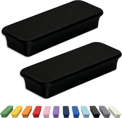 Mega Magnets - Neodymium - Heavy Duty, Colorful, Ergonomic, Ideal for Crafting, Quilting, and as Magnetic Knife Holders (2, Ice Blue Bar)