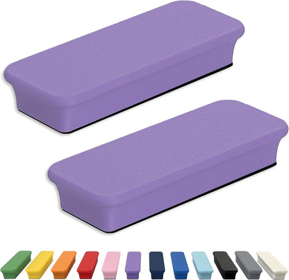 Mega Magnets - Neodymium - Heavy Duty, Colorful, Ergonomic, Ideal for Crafting, Quilting, and as Magnetic Knife Holders (2, Ice Blue Bar)