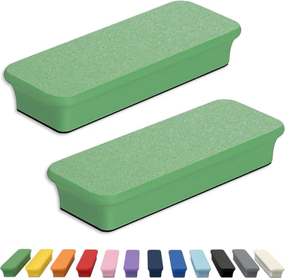 Mega Magnets - Neodymium - Heavy Duty, Colorful, Ergonomic, Ideal for Crafting, Quilting, and as Magnetic Knife Holders (2, Ice Blue Bar)