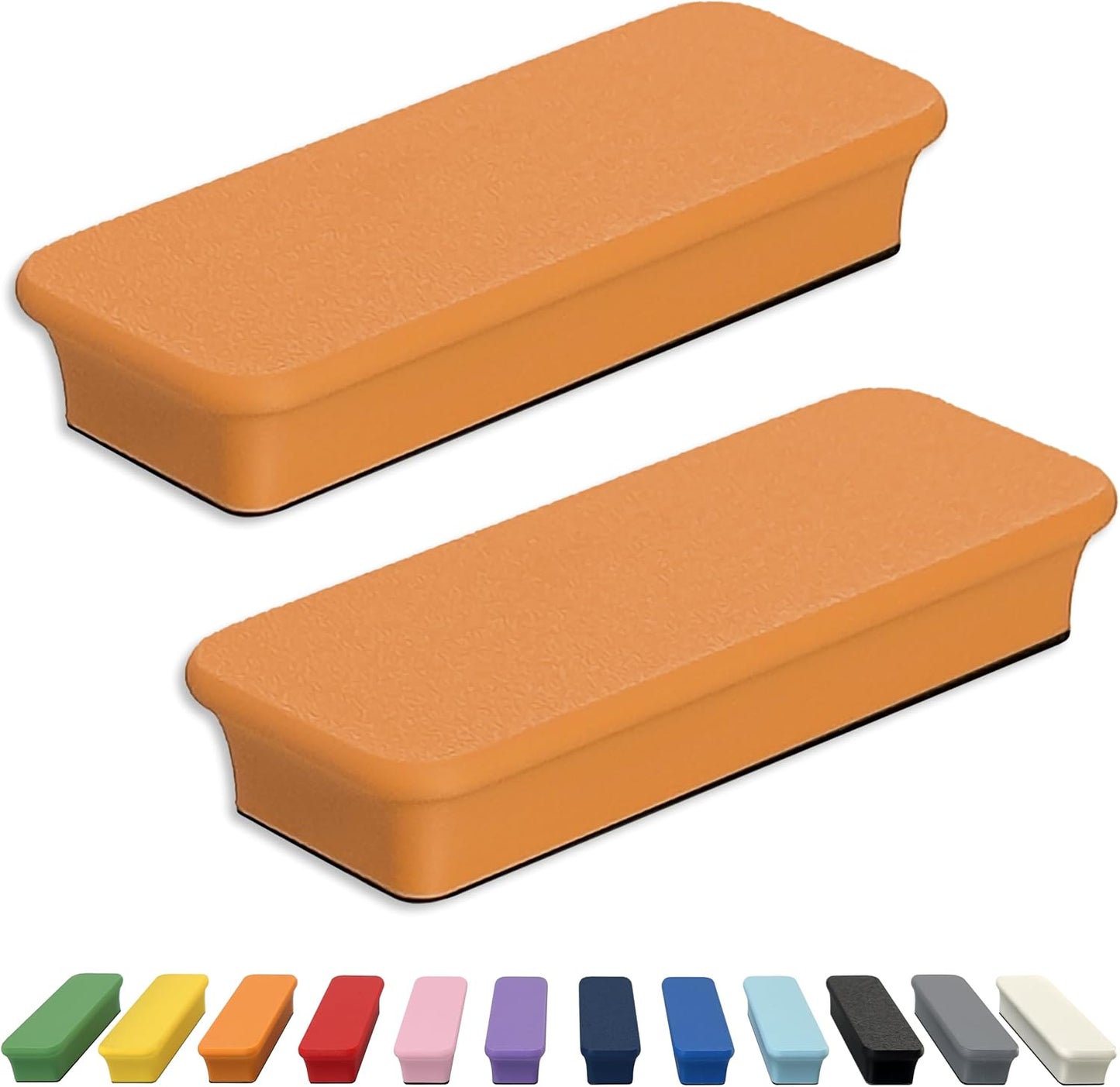 Mega Magnets - Neodymium - Heavy Duty, Colorful, Ergonomic, Ideal for Crafting, Quilting, and as Magnetic Knife Holders (2, Ice Blue Bar)