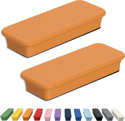 Mega Magnets - Neodymium - Heavy Duty, Colorful, Ergonomic, Ideal for Crafting, Quilting, and as Magnetic Knife Holders (2, Ice Blue Bar)