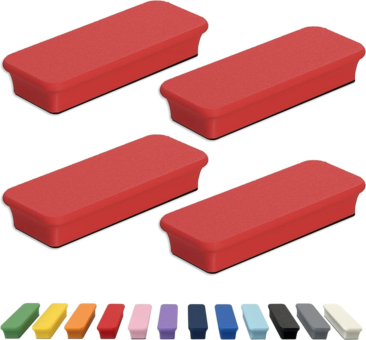 Mega Magnets - Neodymium - Heavy Duty, Colorful, Ergonomic, Ideal for Crafting, Quilting, and as Magnetic Knife Holders (2, Ice Blue Bar)