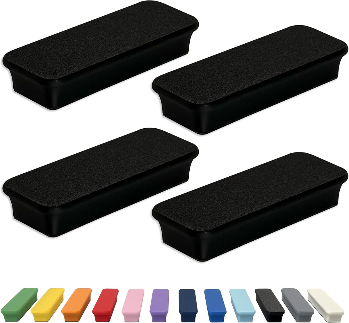 Mega Magnets - Neodymium - Heavy Duty, Colorful, Ergonomic, Ideal for Crafting, Quilting, and as Magnetic Knife Holders (2, Ice Blue Bar)