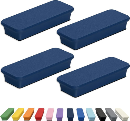 Mega Magnets - Neodymium - Heavy Duty, Colorful, Ergonomic, Ideal for Crafting, Quilting, and as Magnetic Knife Holders (2, Ice Blue Bar)