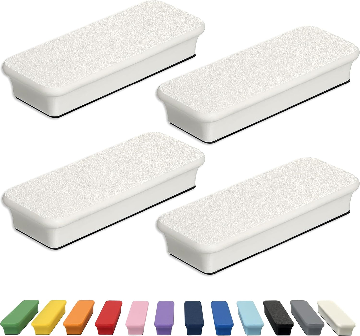 Mega Magnets - Neodymium - Heavy Duty, Colorful, Ergonomic, Ideal for Crafting, Quilting, and as Magnetic Knife Holders (2, Ice Blue Bar)