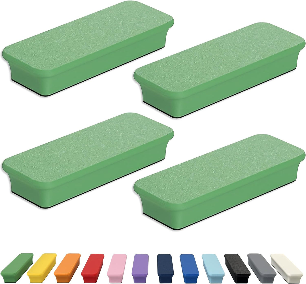 Mega Magnets - Neodymium - Heavy Duty, Colorful, Ergonomic, Ideal for Crafting, Quilting, and as Magnetic Knife Holders (2, Ice Blue Bar)