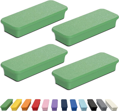 Mega Magnets - Neodymium - Heavy Duty, Colorful, Ergonomic, Ideal for Crafting, Quilting, and as Magnetic Knife Holders (2, Ice Blue Bar)