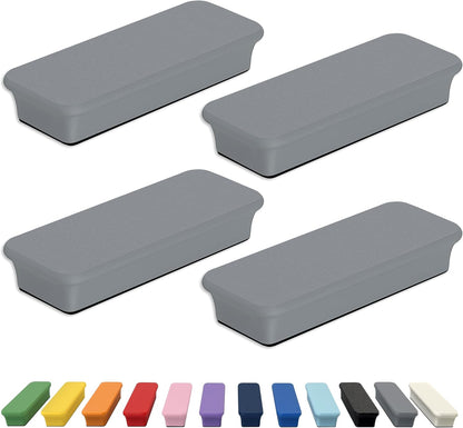 Mega Magnets - Neodymium - Heavy Duty, Colorful, Ergonomic, Ideal for Crafting, Quilting, and as Magnetic Knife Holders (2, Ice Blue Bar)