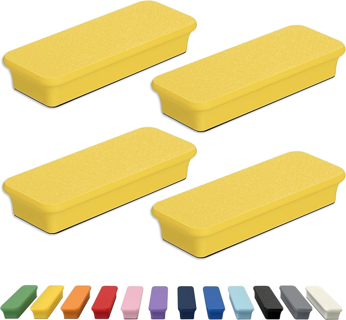Mega Magnets - Neodymium - Heavy Duty, Colorful, Ergonomic, Ideal for Crafting, Quilting, and as Magnetic Knife Holders (2, Ice Blue Bar)