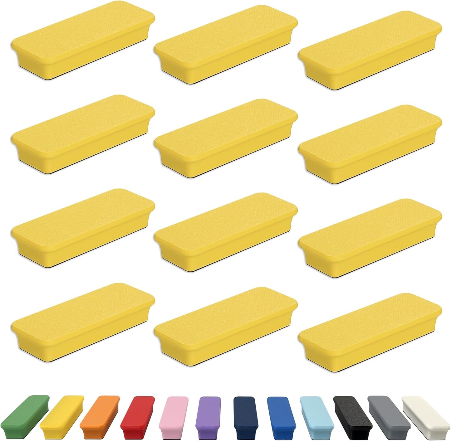 Mega Magnets - Neodymium - Heavy Duty, Colorful, Ergonomic, Ideal for Crafting, Quilting, and as Magnetic Knife Holders (2, Ice Blue Bar)