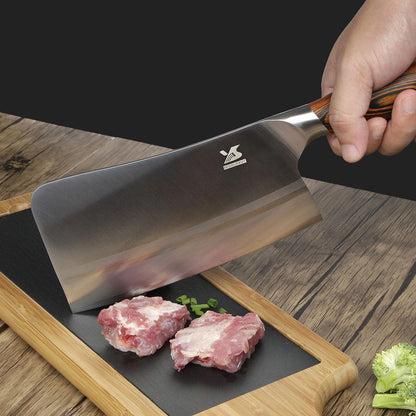 Knife Block Set 17-piece Knife Set with Wooden Block - German Steel Perfect Cutlery Set Gift