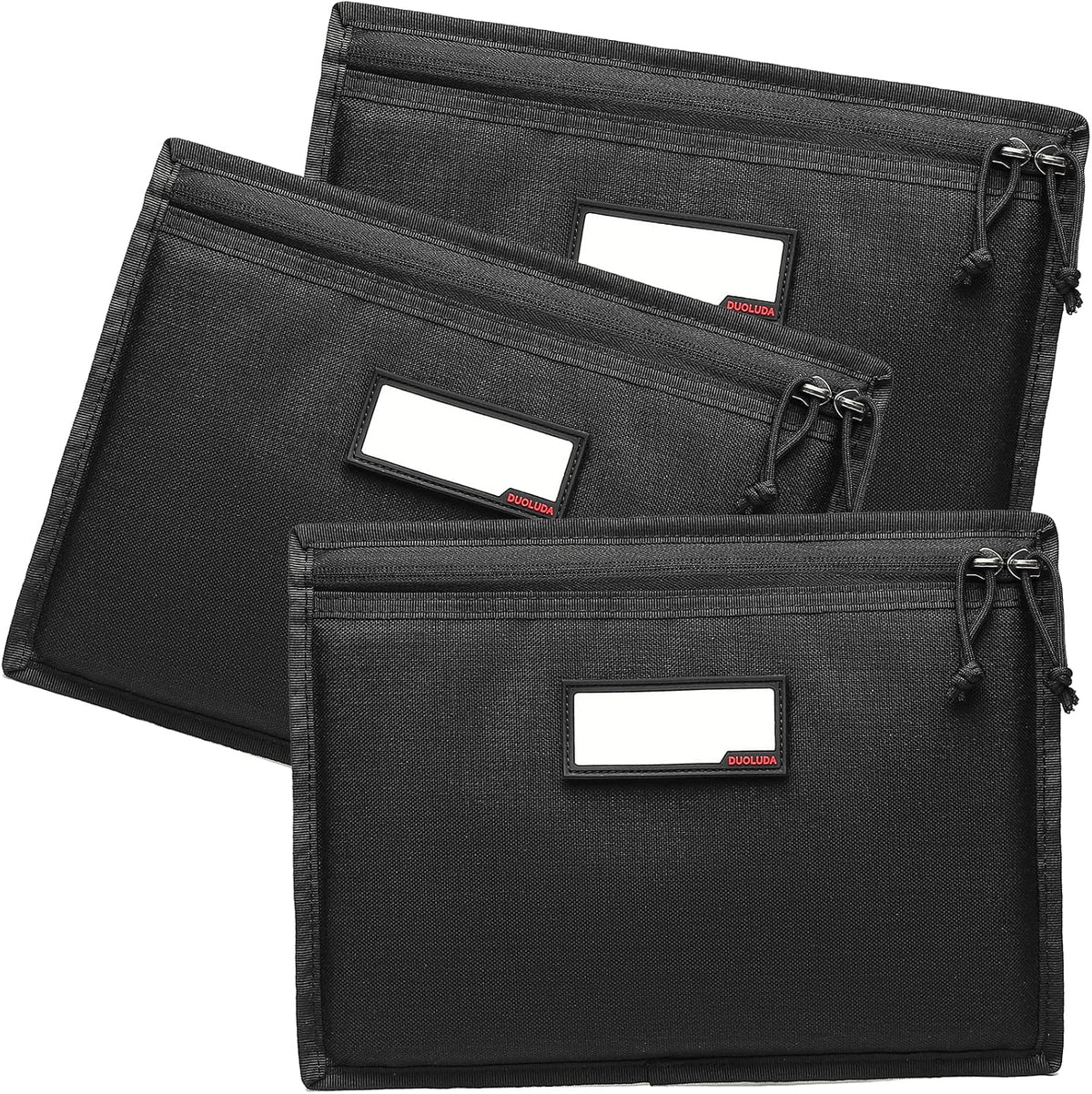 3-Pack Handgun Case,Soft Pistol Rug Case Tactical Handgun Storage Pouch with for Hunting Shooting Range Sports 4 of ID Patches Included