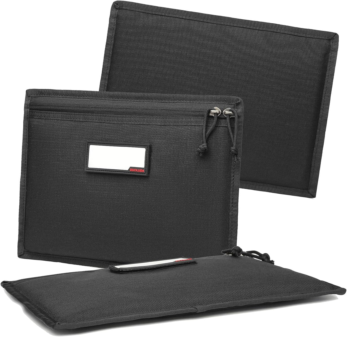 3-Pack Handgun Case,Soft Pistol Rug Case Tactical Handgun Storage Pouch with for Hunting Shooting Range Sports 4 of ID Patches Included