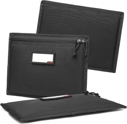 3-Pack Handgun Case,Soft Pistol Rug Case Tactical Handgun Storage Pouch with for Hunting Shooting Range Sports 4 of ID Patches Included
