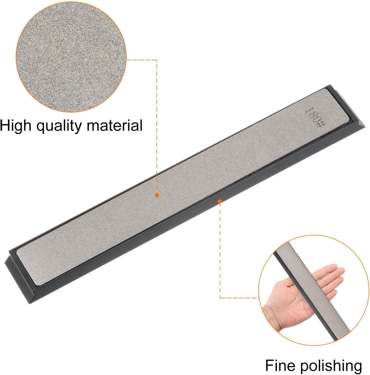 2pcs Diamond Sharpening Stone Set 800 Grit for Scissors Kitchen Tools