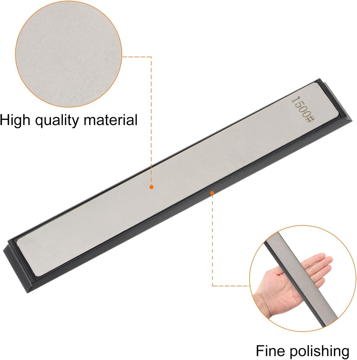 2pcs Diamond Sharpening Stone Set 800 Grit for Scissors Kitchen Tools