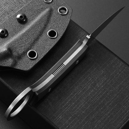 C1150 Fixed Blade Knife D2 Steel Blade G10 Handle Claw Knife for Outdoor EDC Tool Camping Hiking(Silver)