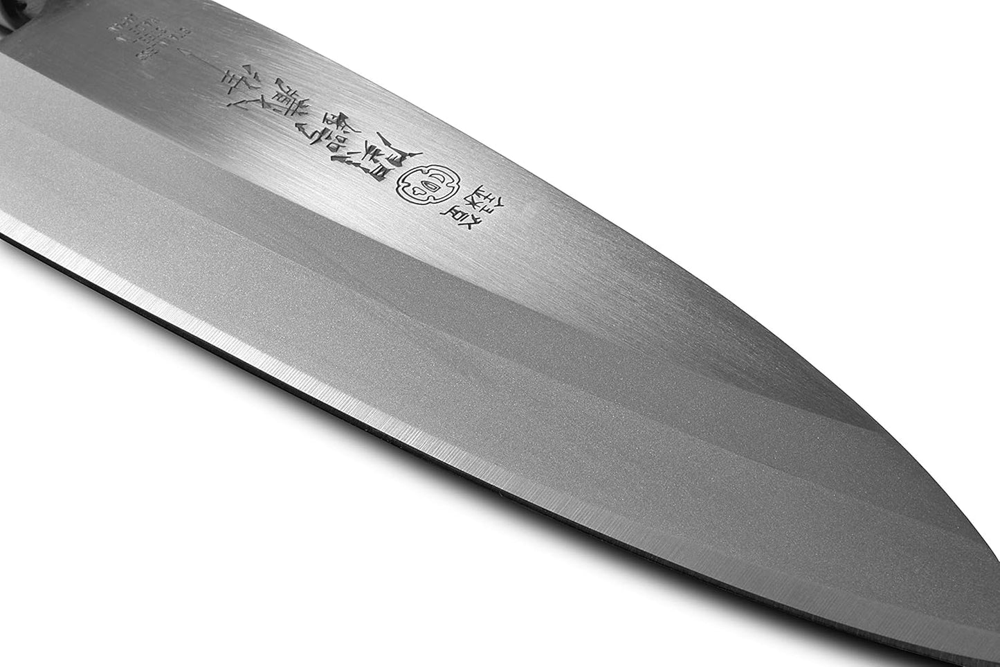 Seki Japan TSUBAZO Japanese Sushi Chef Knife, Stainless Steel Sashimi Deba Knife, Shiraki Handle, 150 mm (5.9 in)