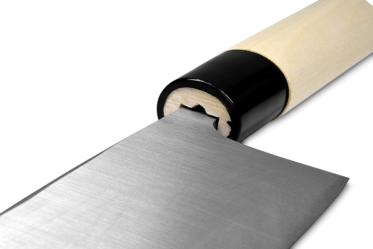 Seki Japan TSUBAZO Japanese Sushi Chef Knife, Stainless Steel Sashimi Deba Knife, Shiraki Handle, 150 mm (5.9 in)
