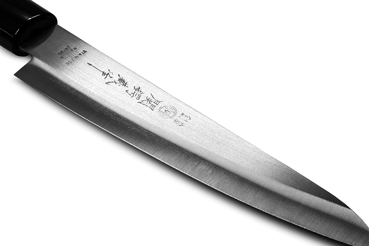 Seki Japan TSUBAZO Japanese Sushi Chef Knife, Stainless Steel Sashimi Deba Knife, Shiraki Handle, 150 mm (5.9 in)