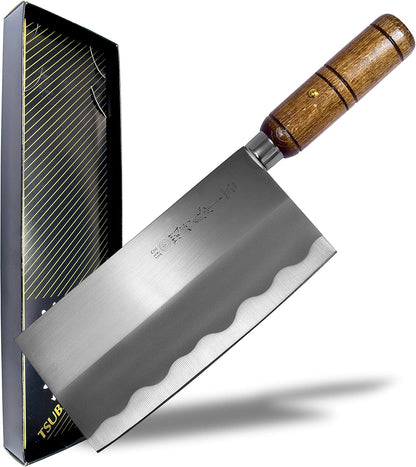 Seki Japan TSUBAZO Japanese Sushi Chef Knife, Stainless Steel Sashimi Deba Knife, Shiraki Handle, 150 mm (5.9 in)