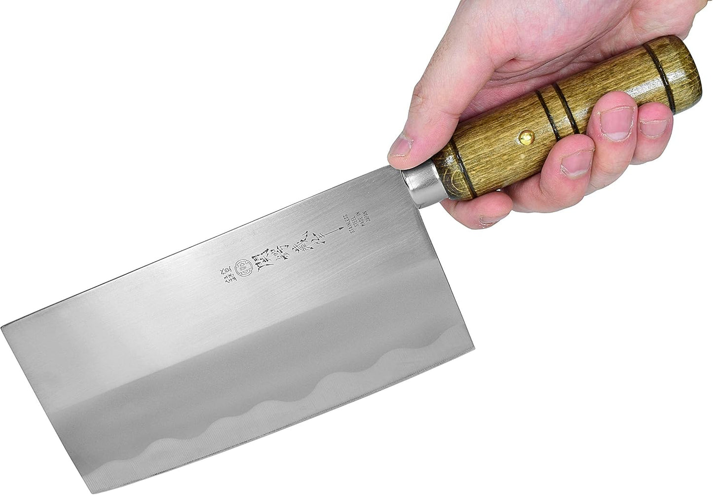 Seki Japan TSUBAZO Japanese Sushi Chef Knife, Stainless Steel Sashimi Deba Knife, Shiraki Handle, 150 mm (5.9 in)