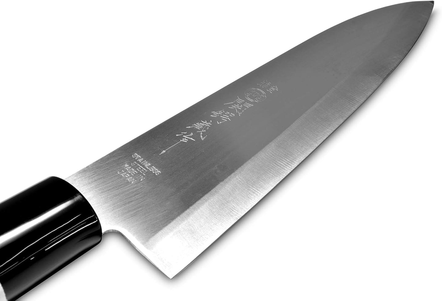 Seki Japan TSUBAZO Japanese Sushi Chef Knife, Stainless Steel Sashimi Deba Knife, Shiraki Handle, 150 mm (5.9 in)
