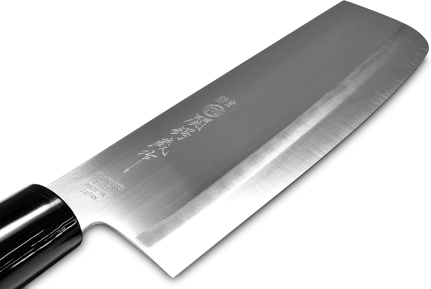 Seki Japan TSUBAZO Japanese Sushi Chef Knife, Stainless Steel Sashimi Deba Knife, Shiraki Handle, 150 mm (5.9 in)
