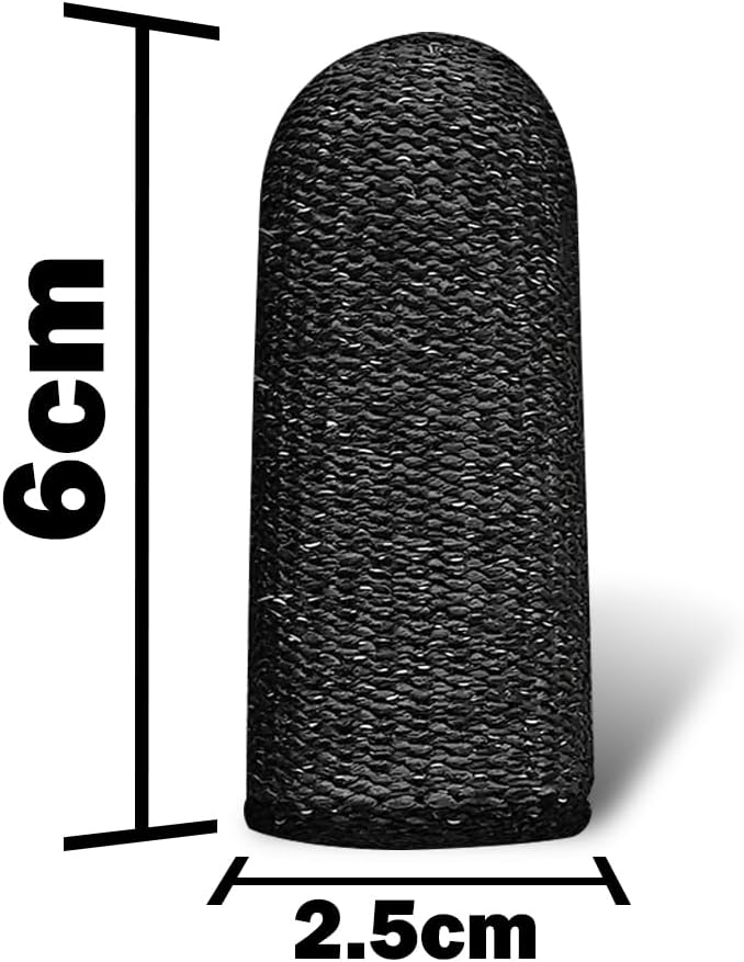 20 PCS Finger Cots Cut Resistant Protector - Finger Covers for Cuts, Gloves Life Extender, Cut Resistant Finger Protectors for Kitchen, Work, Sculpture, Anti-Slip, Reusable