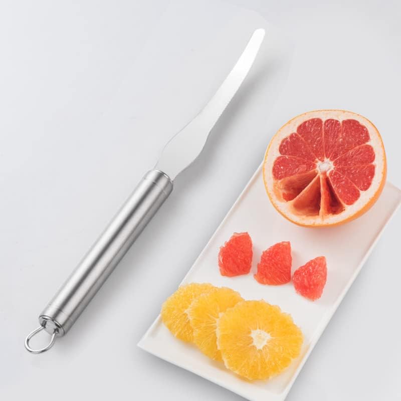 Grapefruit Knife Stainless Steel Slicer Cutter Peeler Remover Opener Humanized Design Handle Fruit Tools Kitchen Gadget Double Serrated Blade