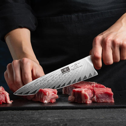 Damascus Chef Knife, 8" Professional Japanese Kitchen Knife & G10