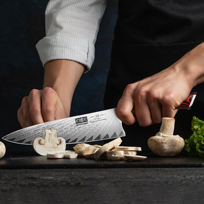 Damascus Chef Knife, 8" Professional Japanese Kitchen Knife & G10