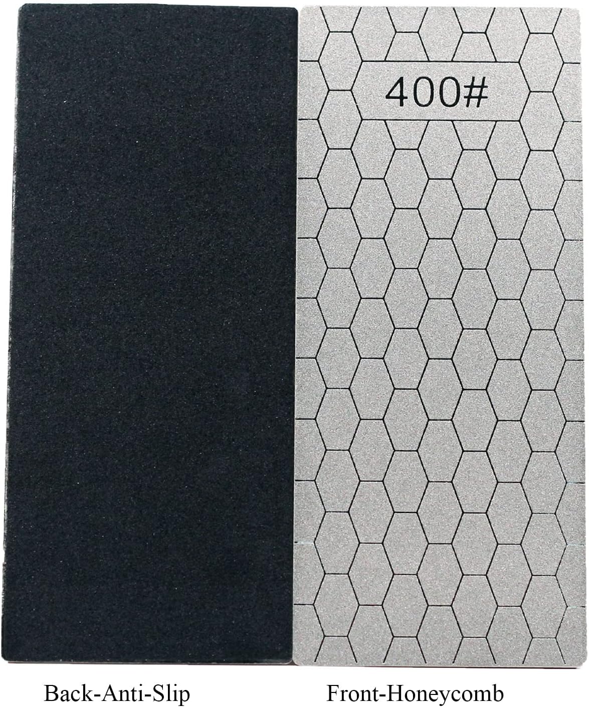 5 Pieces Diamond Sharpening Stone Set,Diamond Lapping Plate Coarse/Medium/Fine Grit Sharpener,400/600/800/1000/1200 Grit