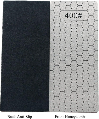 5 Pieces Diamond Sharpening Stone Set,Diamond Lapping Plate Coarse/Medium/Fine Grit Sharpener,400/600/800/1000/1200 Grit