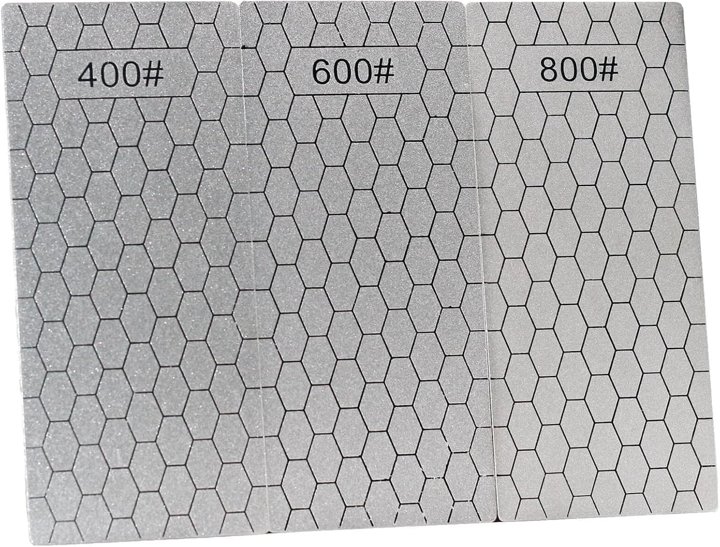 5 Pieces Diamond Sharpening Stone Set,Diamond Lapping Plate Coarse/Medium/Fine Grit Sharpener,400/600/800/1000/1200 Grit