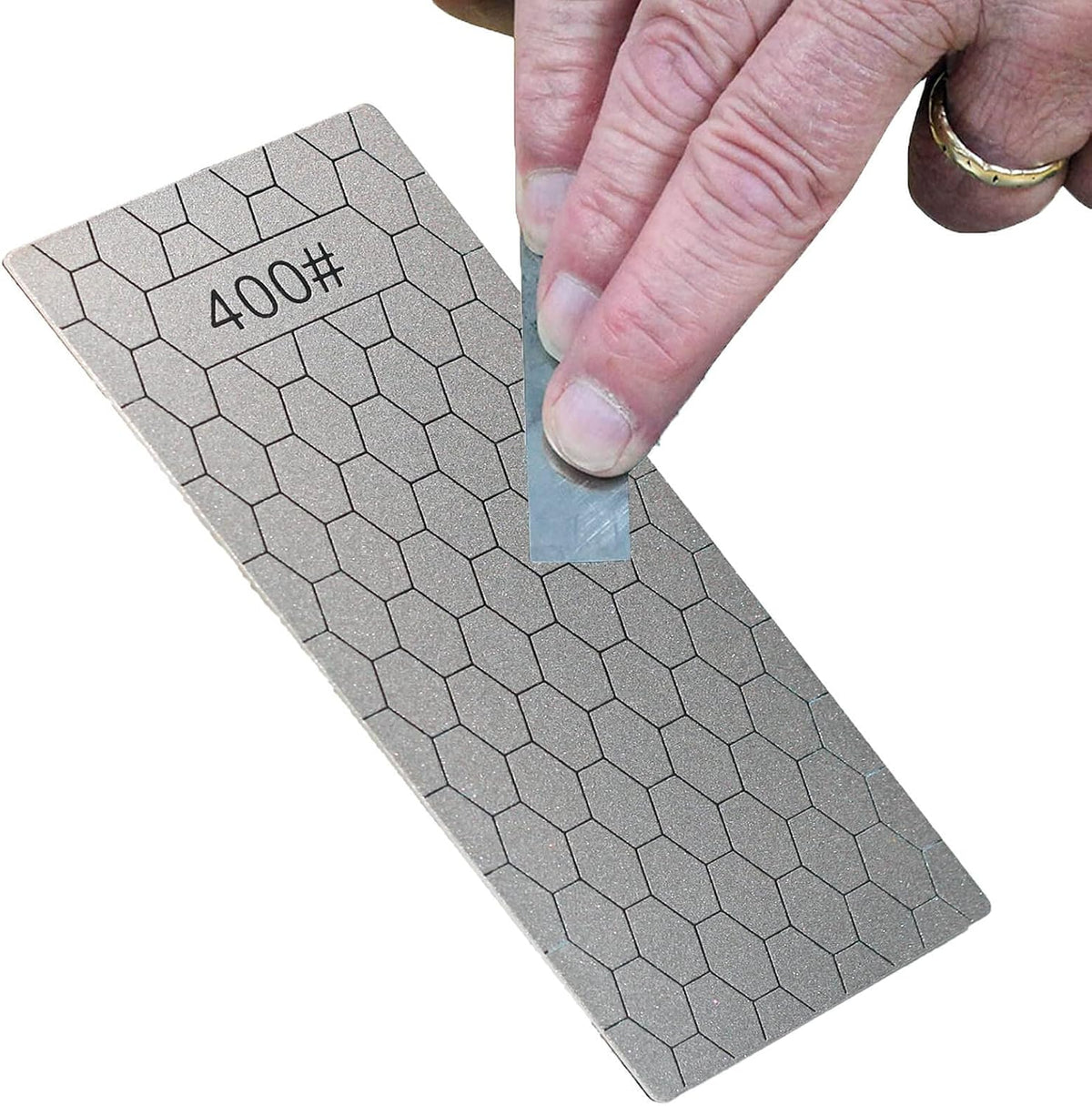 5 Pieces Diamond Sharpening Stone Set,Diamond Lapping Plate Coarse/Medium/Fine Grit Sharpener,400/600/800/1000/1200 Grit