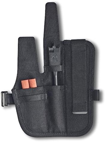 Venture Pro Outdoor Accessory Kit - Durable 600D Polyester Pouch for Venture Pro Knife with Flat Drill & Two Sharpening Stones (Venture Pro Knife not Included)