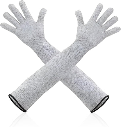 1 Pair Cut Resistant Sleeves for Arm Work Protection Safety, Protective Sleeves for Arms for Men, Cut Resistant Arm Sleeves Level 5, Protective Sleeves for Arms Cut Resistant