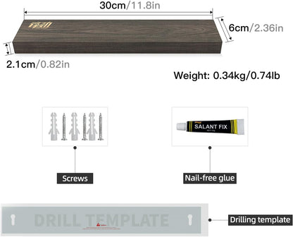 Maple Wood Magnetic Knife Strip, Wall Mounted Wooden Knife Holder with Strong Magnets for Kitchen Organization, 12 Inch Beige, Without Knives