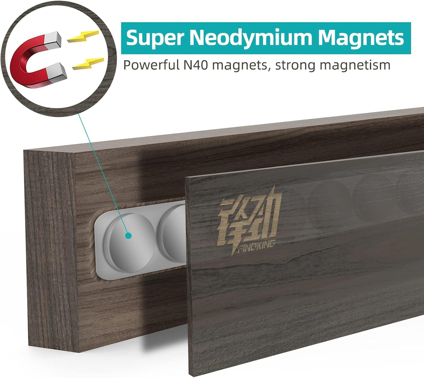 Maple Wood Magnetic Knife Strip, Wall Mounted Wooden Knife Holder with Strong Magnets for Kitchen Organization, 12 Inch Beige, Without Knives