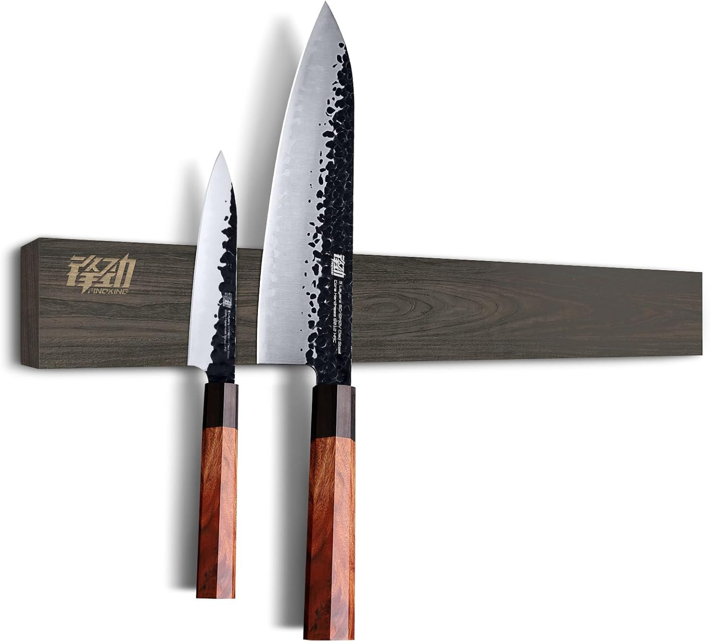 Maple Wood Magnetic Knife Strip, Wall Mounted Wooden Knife Holder with Strong Magnets for Kitchen Organization, 12 Inch Beige, Without Knives