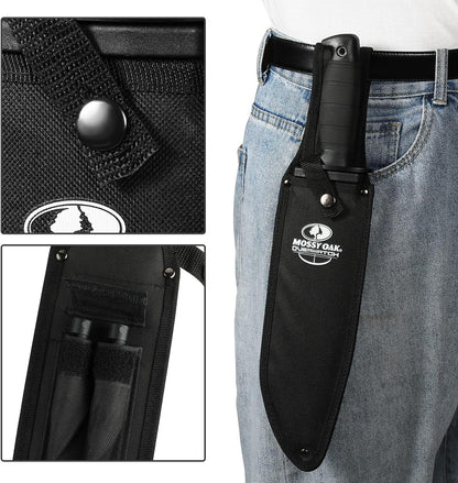 15-inch Survival Bowie Knife & Folding Pocket Knife | Fixed Blade Hunting Knife; Sheath, Sharpener & Fire Starter Inculded; Tactical Knife for Camping, Hunting, Outdoor