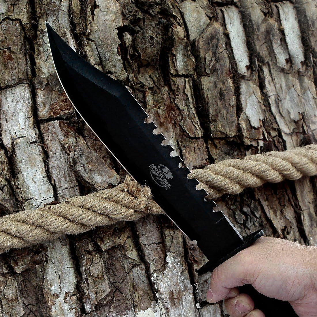 15-inch Survival Bowie Knife & Folding Pocket Knife | Fixed Blade Hunting Knife; Sheath, Sharpener & Fire Starter Inculded; Tactical Knife for Camping, Hunting, Outdoor
