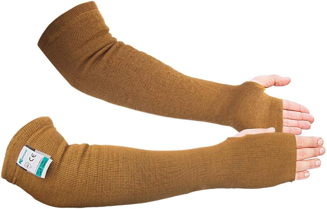 Protective Arm Sleeves, Cut/Scratch/Heat Resistant with UV Protectors Safety for Garden Kitchen Work-18Inches