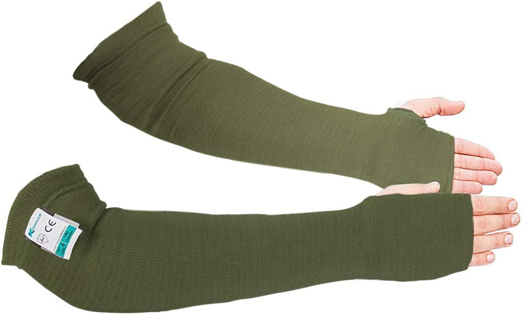 Protective Arm Sleeves, Cut/Scratch/Heat Resistant with UV Protectors Safety for Garden Kitchen Work-18Inches